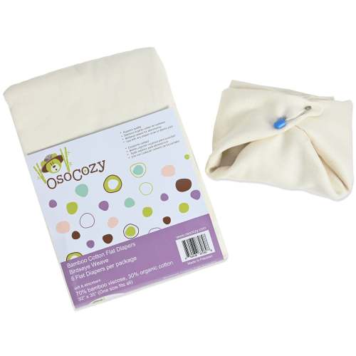 Get Ultimate Comfort with OsoCozy Bamboo Flat Diapers! Order Now! – ClothDiaper.Com