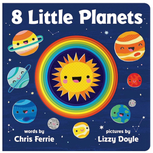 8 Little Planets: A Solar System Book for Kids with Unique Planet Cutouts