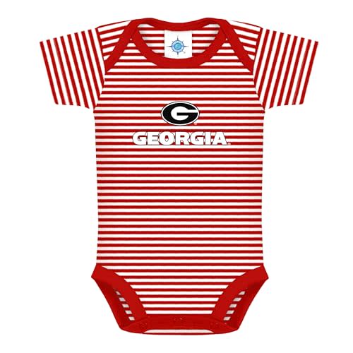 Creative Knitwear College Baby NCAA Infant Striped Bodysuit