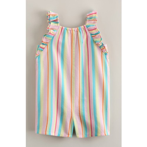 Double Flutter Cotton Romper