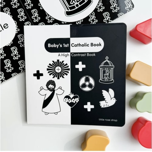 Baby's 1st Catholic Book: A High Contrast Board Book – The Little Rose Shop