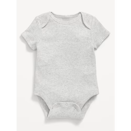 Short-Sleeve Ribbed Bodysuit for Baby