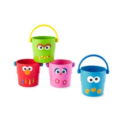 Skip Hop Sesame Street Stack & Pour Bath Bucket