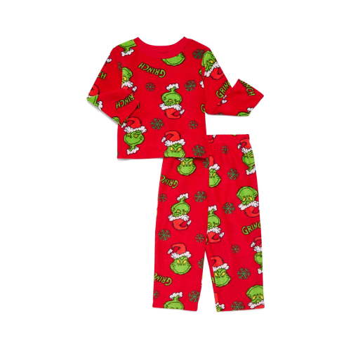 Character Toddler Long Sleeve Microfleece, 2-Piece Pajama Set, Sizes 12M- 5T