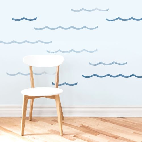 Mej Mej Sag Harbor Waves Peel & Stick Wall Decals