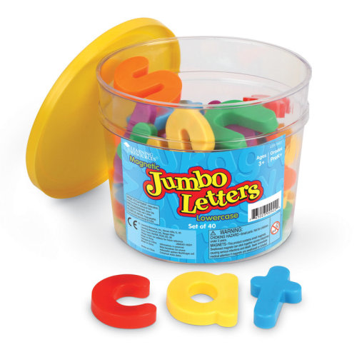 Learning Resources 40 Piece Jumbo Magnetic Letters Set & Reviews | Wayfair