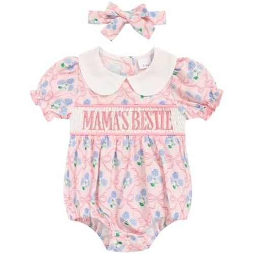 GRNSHTS Baby Girl Romper Newborn Clothes Bodysuit Jumpsuit Baby Girl Clothes Outfit 0-18M