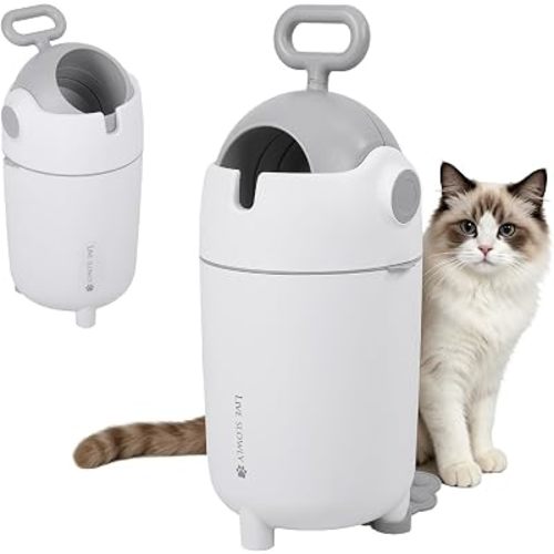Nursery Diaper Pail with Odor-Free Seal and Child-Safe Lock