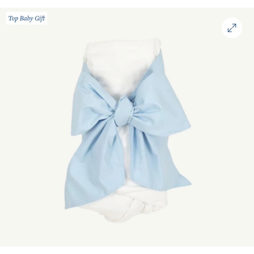 Bow Swaddle ® - Buckhead Blue