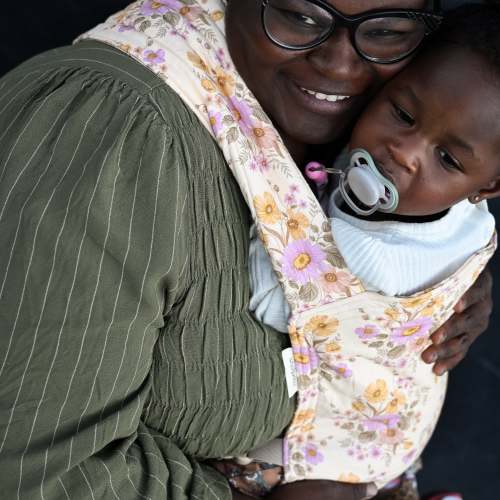 Meadow Baby Carrier - Pink Cottage Floral | Lark