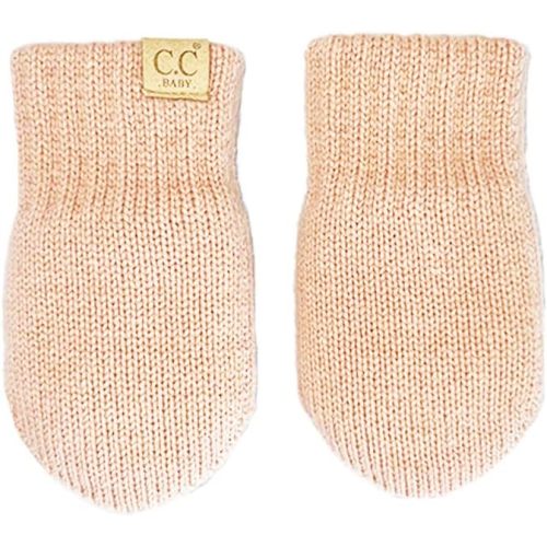 Funky Junque Newborn Baby Winter Mittens – Fleece Lined No-Thumb Infant Mittens for Babies 0–9 Months Baby Essentials