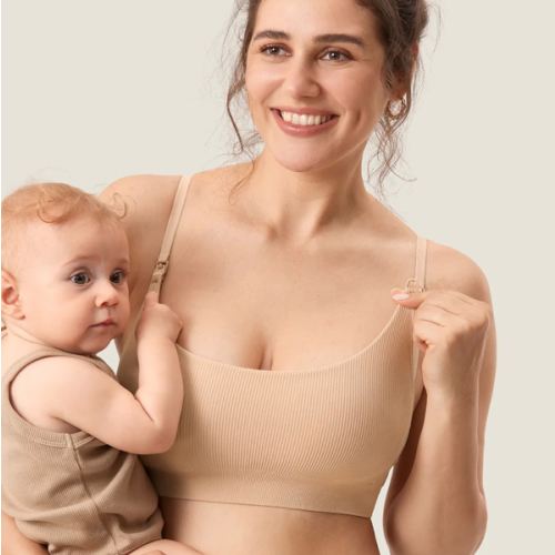 Ribbed Scoop Nursing Bralette