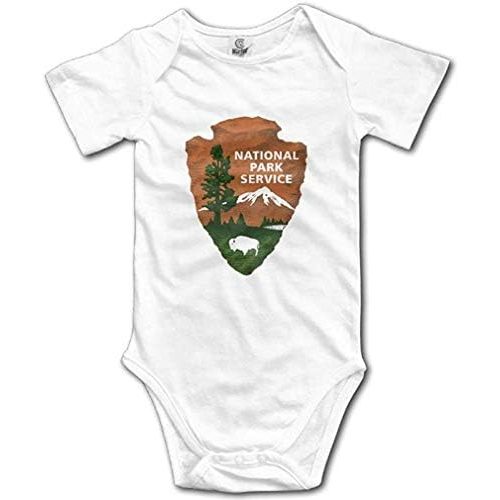 National Park Service Short Sleeve Baby Bodysuit Toddler Rompers Onesie Unisex