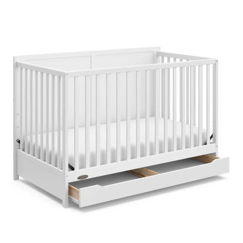 Graco Melrose 5-in-1 Convertible Baby Crib with Drawer, White - Walmart.ca