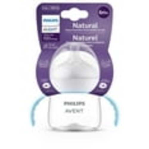Philips Avent Natural Trainer Sippy Cup with Natural Response Nipple and Soft Spout, Clear, 5oz, 1pk, SCF263/01