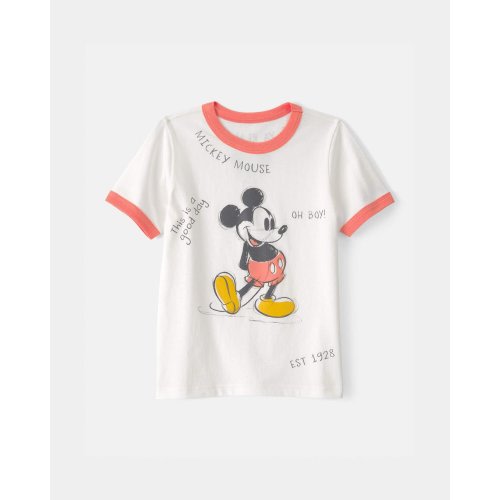 Toddler Disney© Mickey Mouse Graphic Tee - White | Carter's