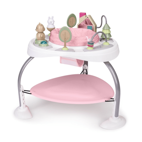 Ingenuity Spring & Sprout 2-in-1 Activity Center, First Forest in Pink