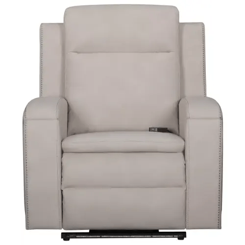 Armstrong Buffy Cream Rocker Heat Massage Power Recliner with LED and USB Charging from Parker Living | Coleman Furniture