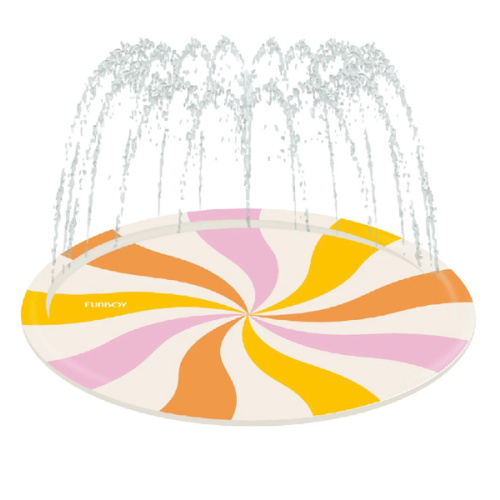 Swirl Candy Splash Pad – 64" Bright & Fun Summer Water Play for Kids - FUNBOY