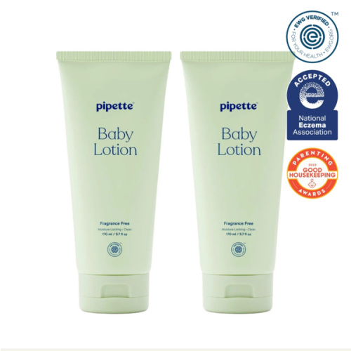 Fragrance-Free Baby Lotion Duo | Pipette Baby