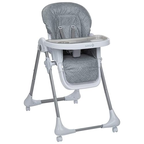 Safety 1st High Chairs for Babies and Toddlers, 3-In-1 Grow and Go with Tray and Adjustable Seat, Birchbark