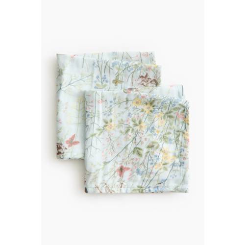 2-PACK SMALL MUSLIN CLOTHS