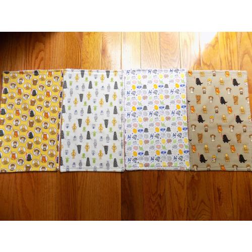 Set of 4 Star Wars Burp Cloths - Baby Shower Gift