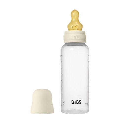Bibs Baby Plastic Bottle with Latex Nipple