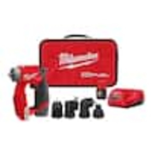 Milwaukee M12 FUEL 12V Lithium-Ion Brushless Cordless 4-in-1 Installation 3/8 in. Drill Driver Kit with 4-Tool Heads 2505-22