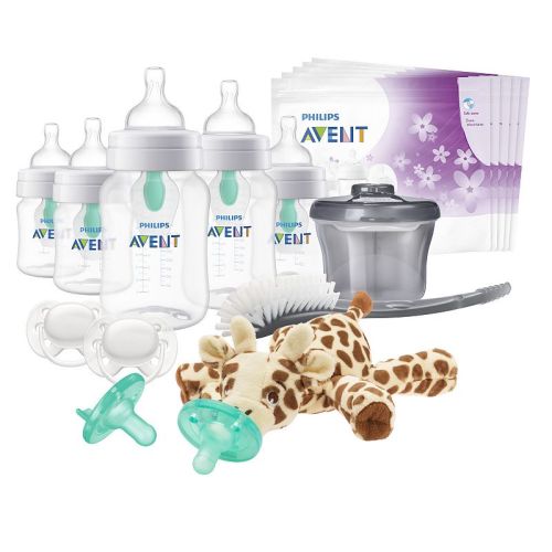 Philips Avent Newborn Anti-Colic Baby Bottle With AirFree Vent Essentials Gift Set