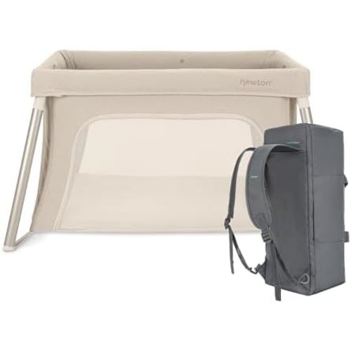 Newton Baby Compact Travel Crib & Play Yard, Carry-On Size - Sand