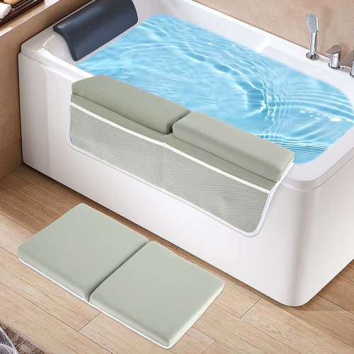RZVNMKO Bath Kneeler Pad with Toy Organizer Elbow Rest Padding Comfortable Foam Bath Kneeling Pad Anti-Slip Bath Tub for Baby Bath, Garden Work, Exercise, Yoga