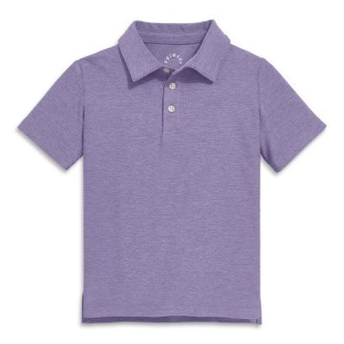 Primary Kids Short Sleeve Flexknit Polo in Violet Size 2-3