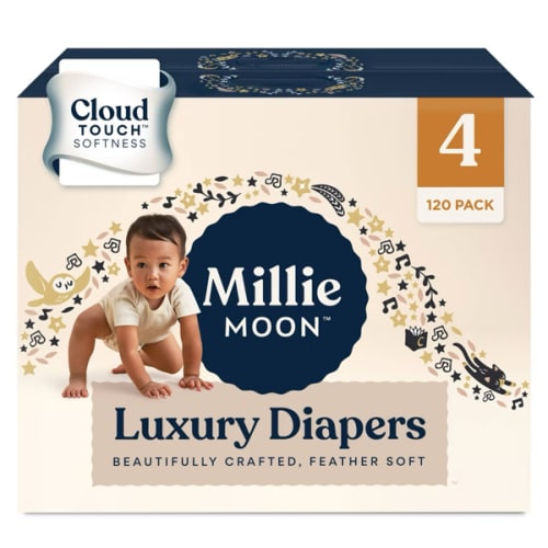 Size 4 - Millie Moon Luxury Disposable Diapers - (Select Size and Count)