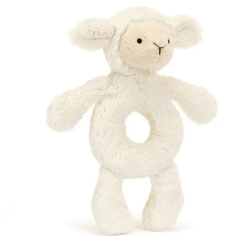 Bashful Lamb Ring Rattle by Jellycat – Pacifier Kids Boutique