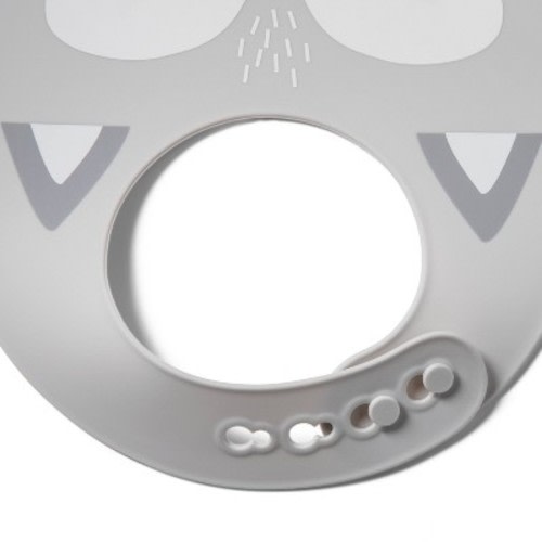 Silicone Bibs with Decal - Cloud Island™ Gray Fox & Green Arrows