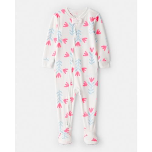 Baby Girl Floral DreamPlush Snug Fit 1-Piece Pajamas | Carter's