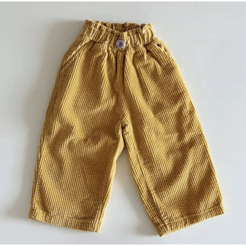 Baby & Kids Solid Color Corduroy Casual Pants