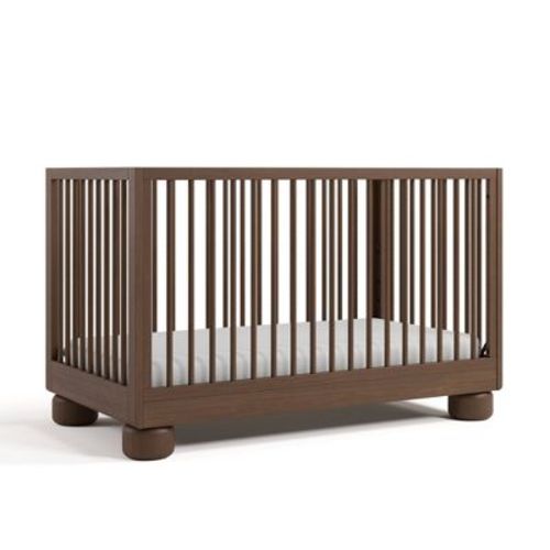 Storkcraft Sorrento 3-in-1 Convertible Crib with Bonus Toddler Guardrail - Hazelnut