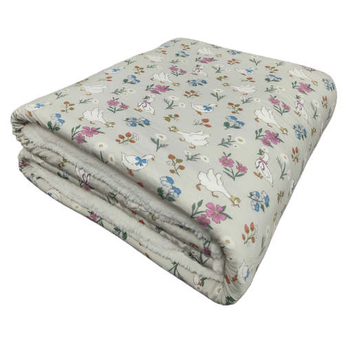 Garden Goose Fuzzy Bamboo Blanket