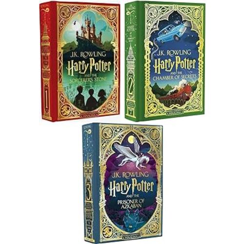 Harry Potter Minalima Illustrated Editions Set (3 Books)