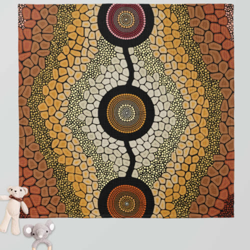 She Sings To Me From The Dreaming - Muslin Baby Swaddle Wrap