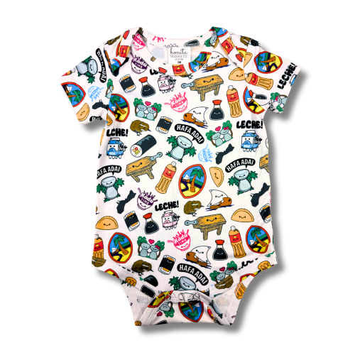Characters Pattern Onesie