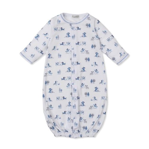 Kissy Kissy Baby Boys Infant Puppy Park Fun Print Convertible Gown