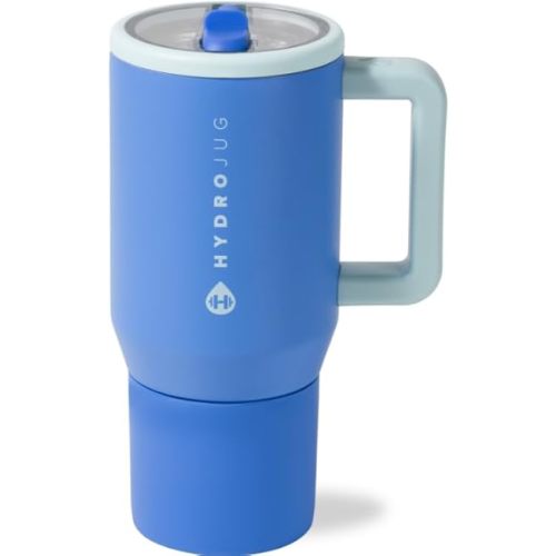 HydroJug Kids - 20 oz Insulated Kids Water Bottle with Flip Straw & Handle | Leak-Proof & Durable | Perfect for School, Sports, Lunch, Travel & Camp, Riptide