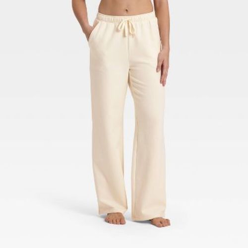 Women's Fleece Wide Leg Sweatpants - Auden™