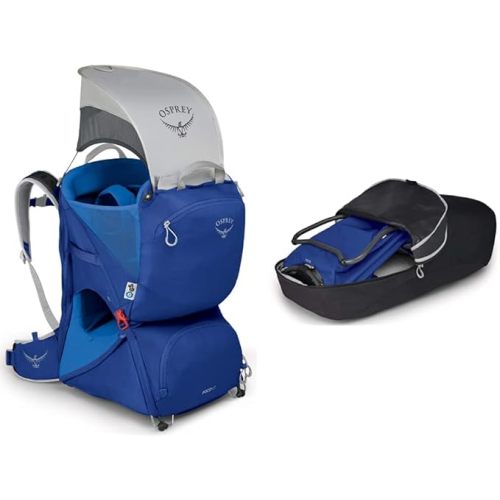 Osprey Poco LT Lightweight Child Carrier Backpack - Blue Sky - Backpack + Carrying Case