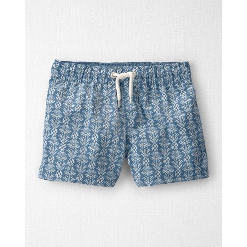 Toddler Boy Recycled Swim Trunks in Bloom Lagoon - Little Planet | Carter's