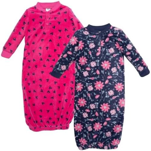 Hudson Baby Unisex Baby Fleece Gowns