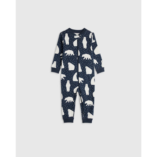 100% Organic Cotton One Piece Pajama - Baby in Pumpkins